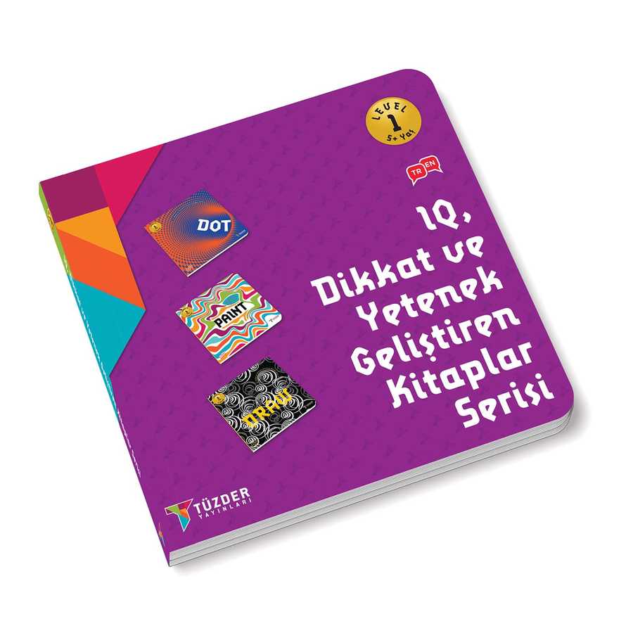5+ Yaş LEVEL-1 (DOT-PAINT-DRAW) IQ ve Dikkat Seti | TÜZDER